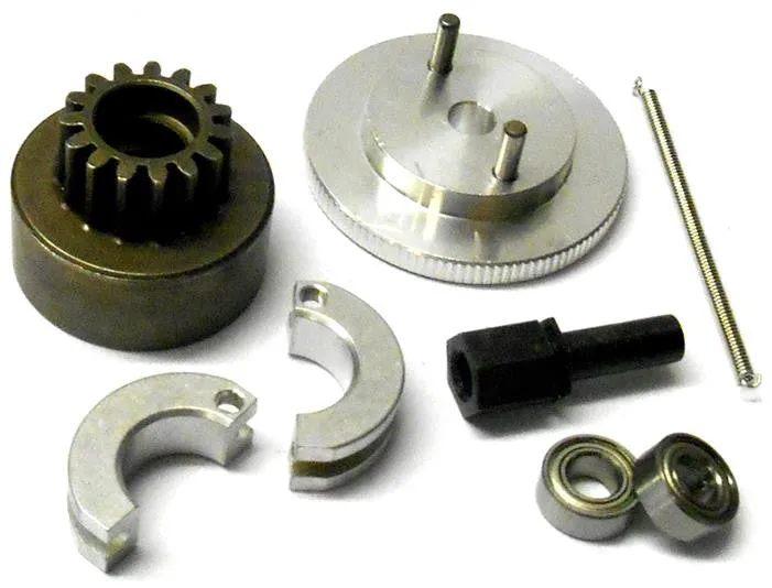 .12 .18 RC Nitro Engine 2 Shoe Clutch Flywheel Bell Kit