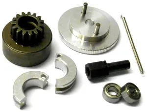 .12 .18 RC Nitro Engine 2 Shoe Clutch Flywheel Bell Kit