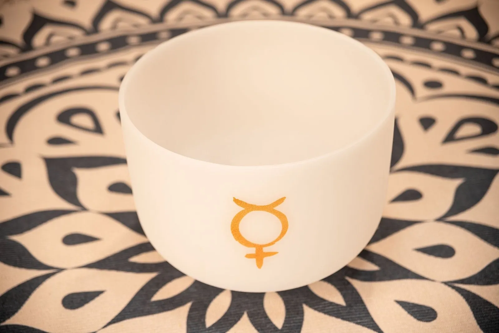 141.27 Hz Mercury / Messenger C#4 - 12" Planetary Crystal Singing Bowl