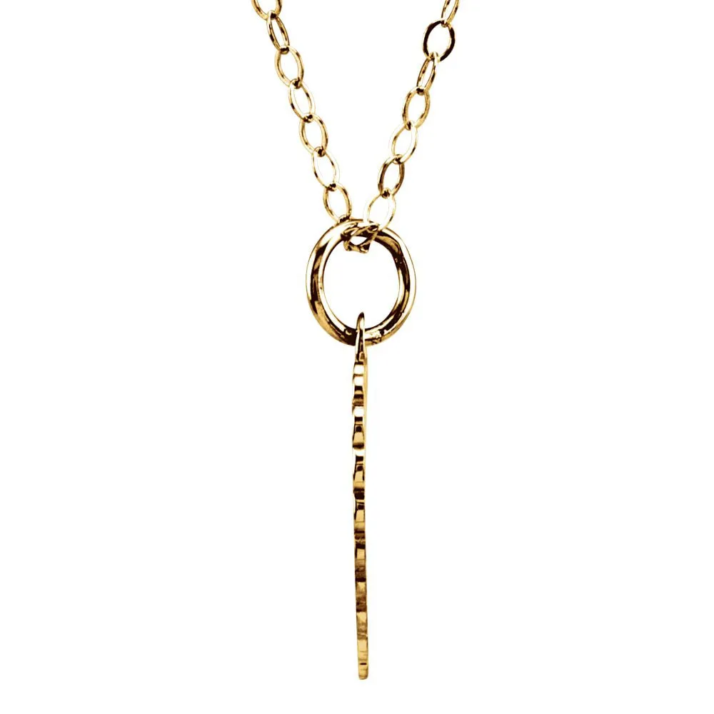 14k Yellow Gold "Daddy's Little Girl" 15" Necklace