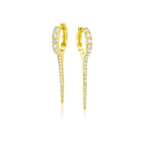 14KT Gold Diamond Giuletta Earring