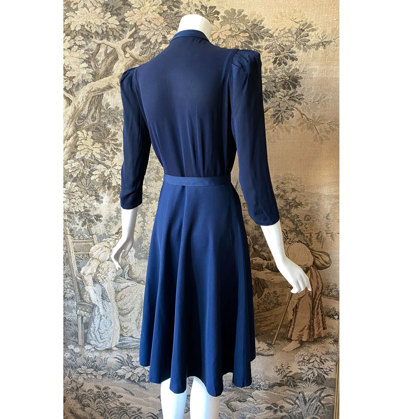 1940s Navy Day Dress
