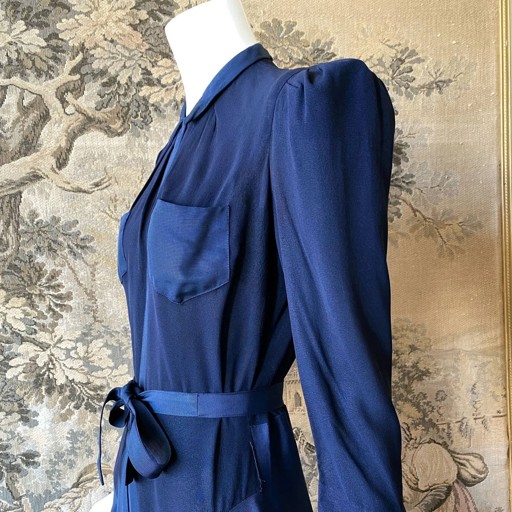 1940s Navy Day Dress