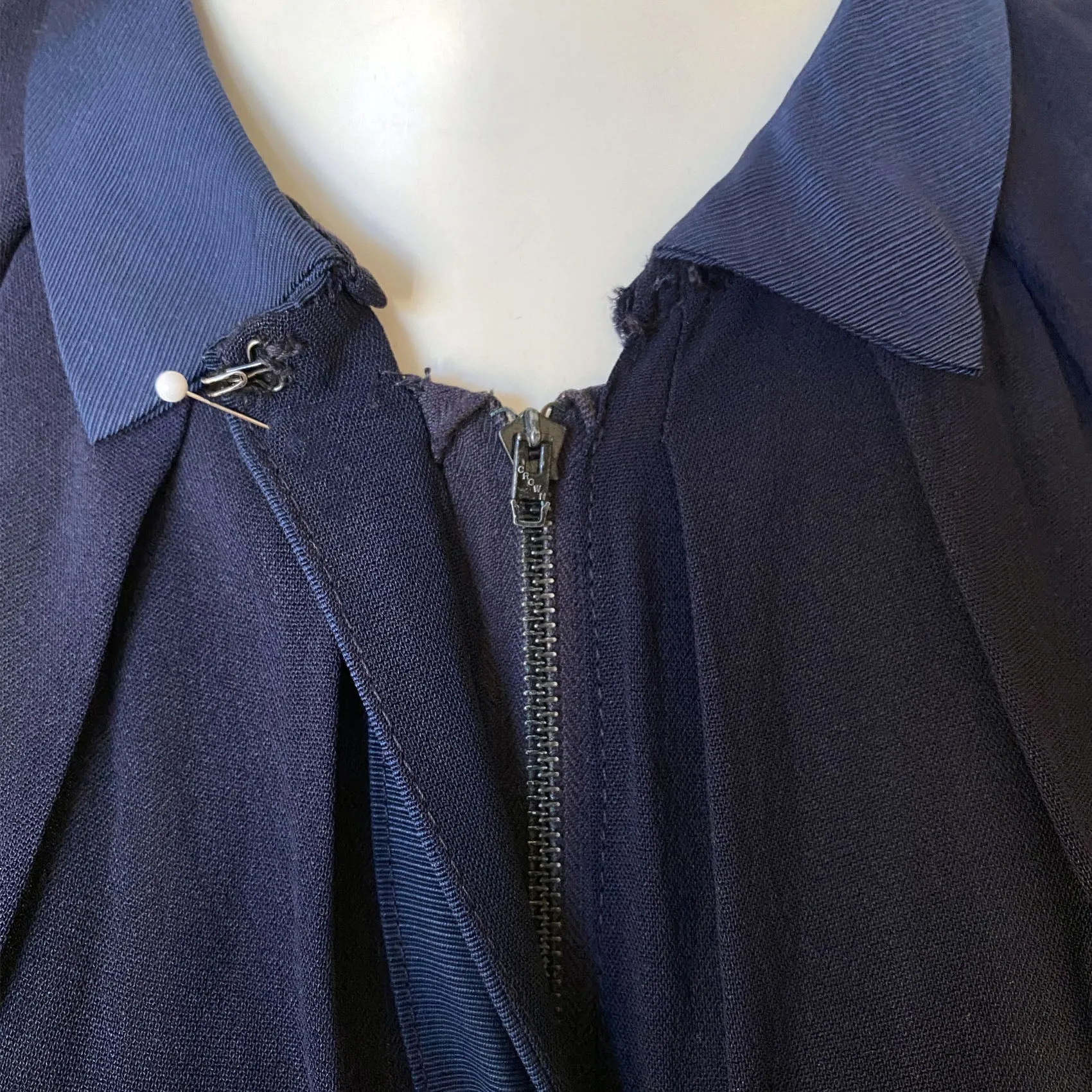 1940s Navy Day Dress