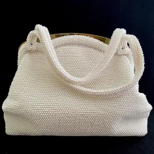 1950s Lumured Beaded Handbag
