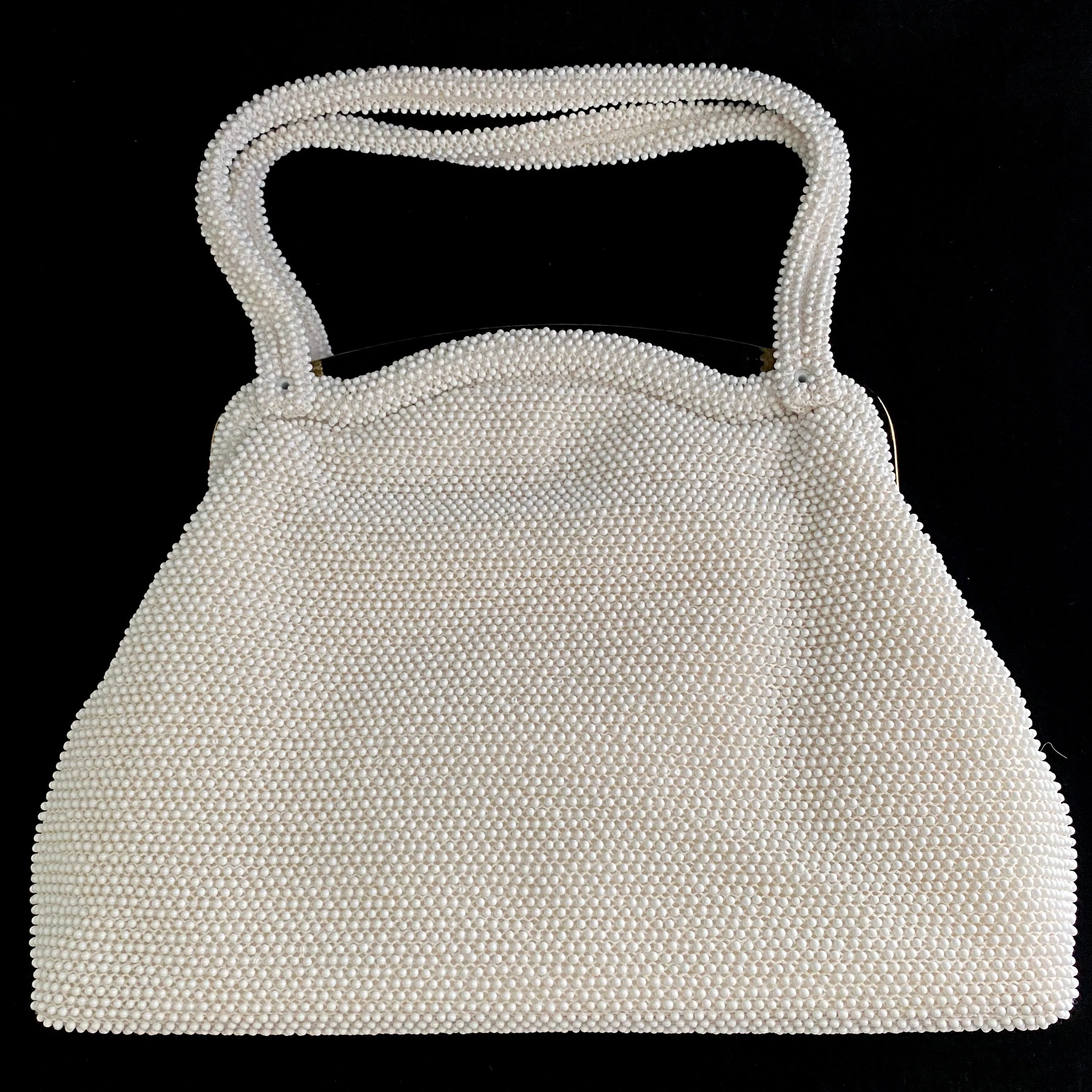 1950s Lumured Beaded Handbag
