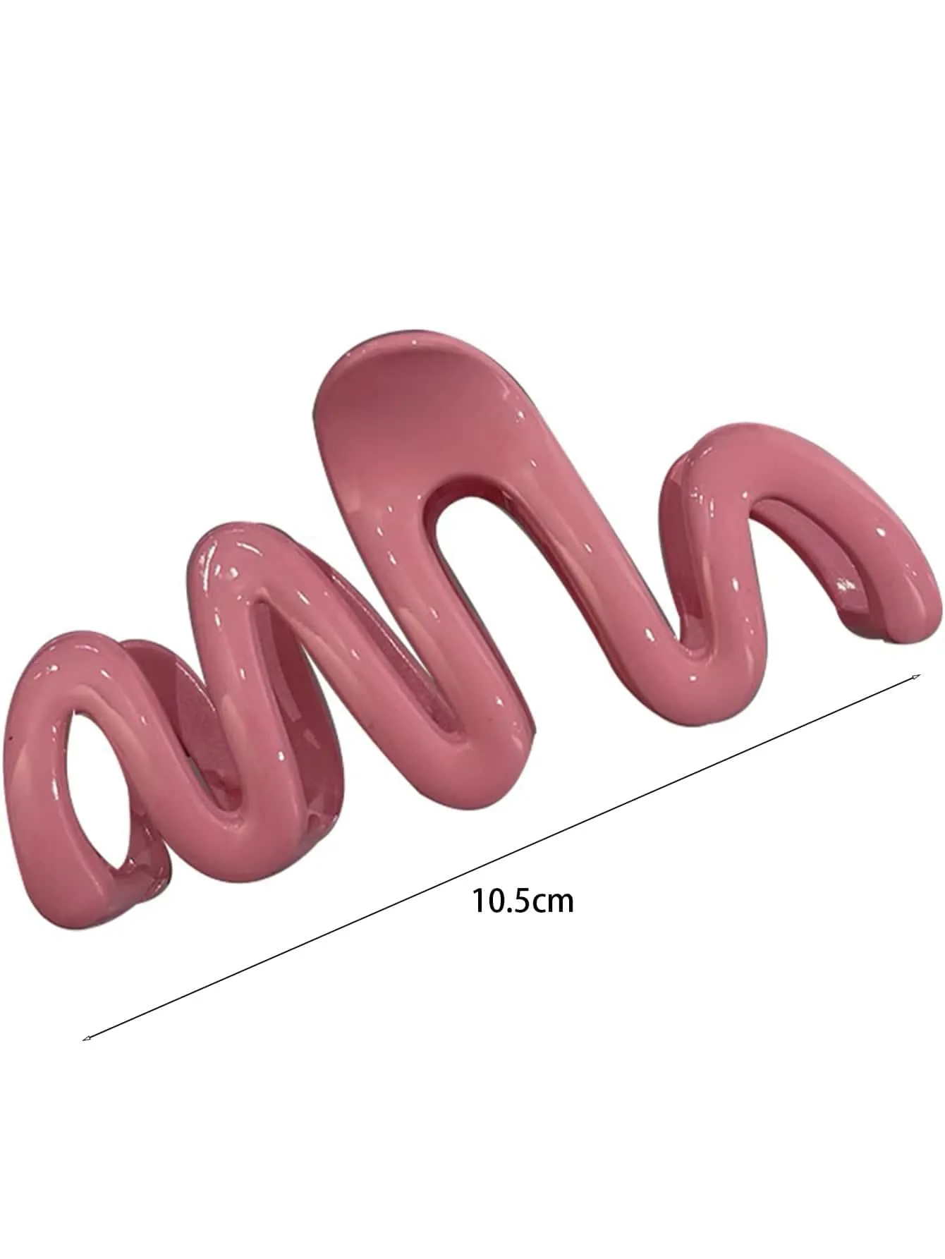 2pcs Wave-shaped High-end Hair Claw Clips