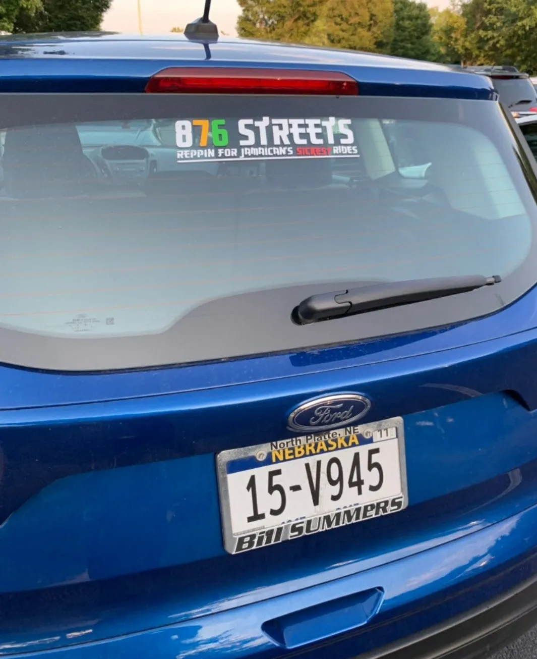 876 Streets 12 Inch Decal