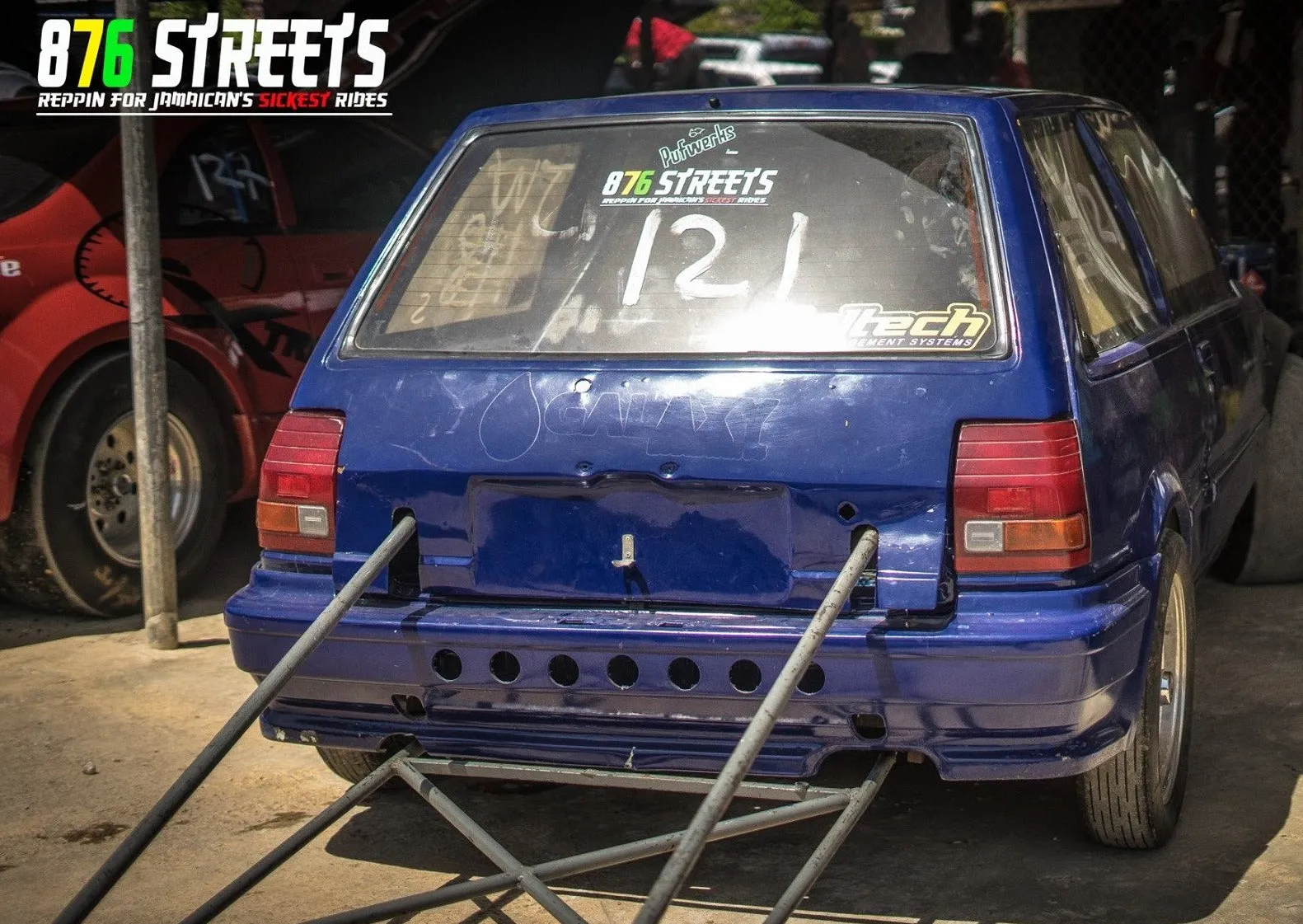876 Streets 12 Inch Decal