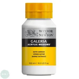 Acrylic VARNISH Winsor & Newton GALERIA 500ml SATIN