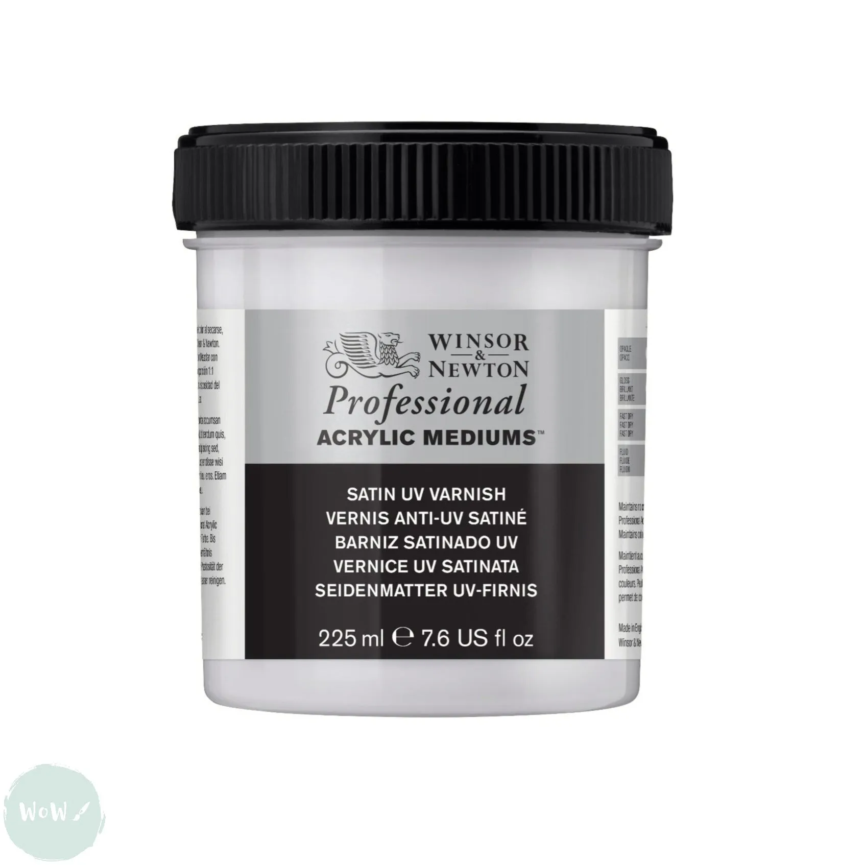 Acrylic Varnish Winsor & Newton Professional-  225ML SATIN UV Resistant