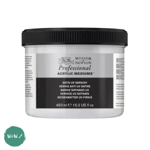 Acrylic Varnish Winsor & Newton Professional-  450ML SATIN UV Resistant
