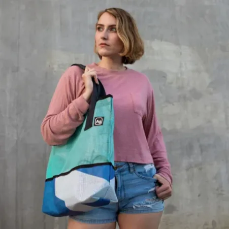 Ad Bag Upcycled Banner Tote