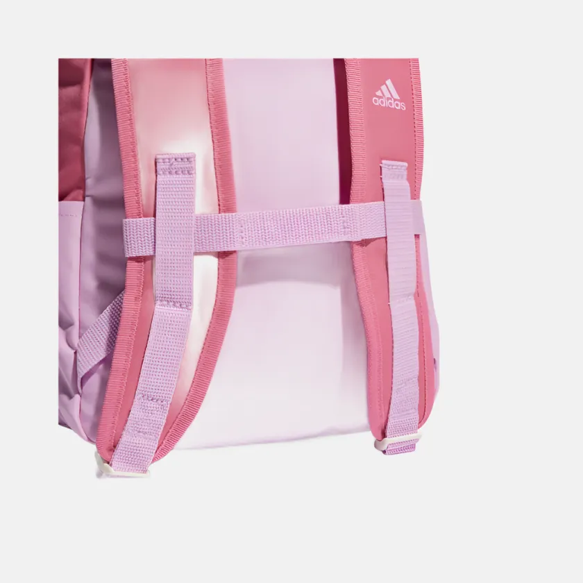 Adidas Kids Unisex Training Backpack -Pink Fusion/Bliss Lilac/Ivory/Semi Lucid Blue/Collegiate Green/Preloved Green