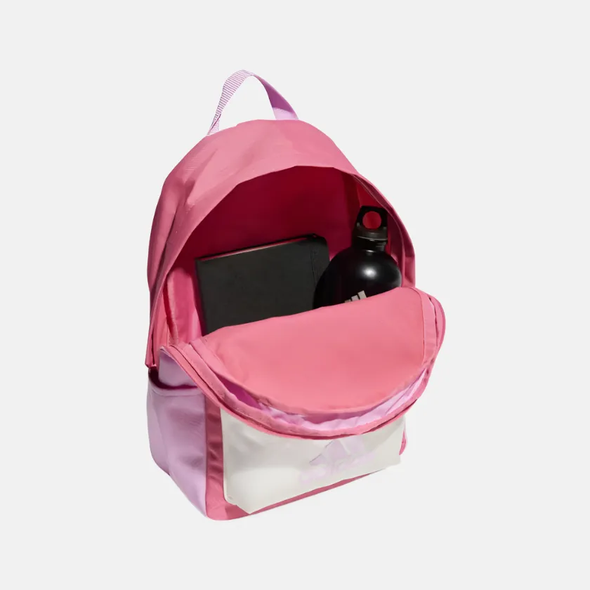 Adidas Kids Unisex Training Backpack -Pink Fusion/Bliss Lilac/Ivory/Semi Lucid Blue/Collegiate Green/Preloved Green