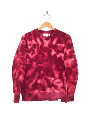 Adidas "Maroon Meltdown" Dyed Crewneck (S)