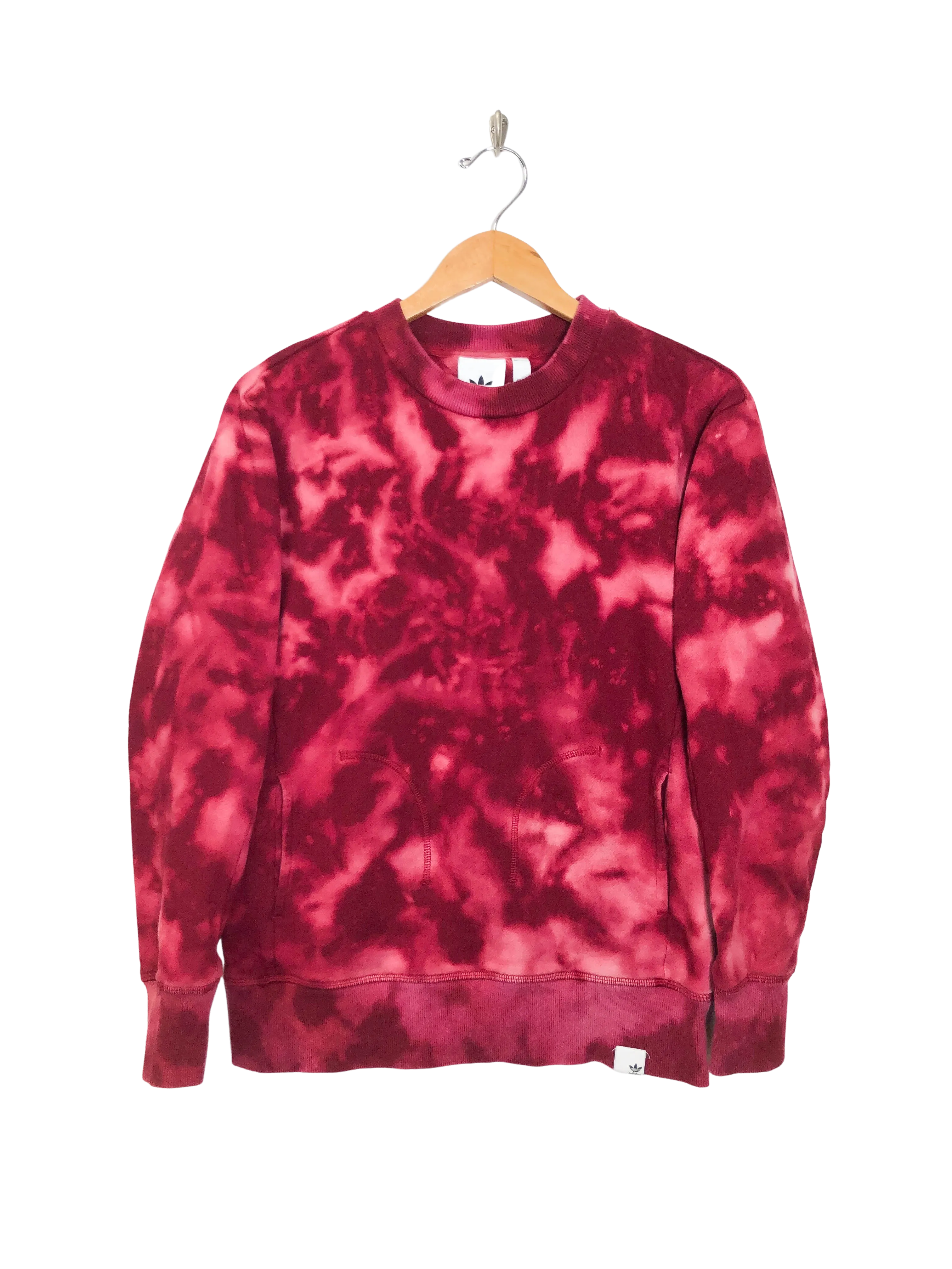 Adidas "Maroon Meltdown" Dyed Crewneck (S)