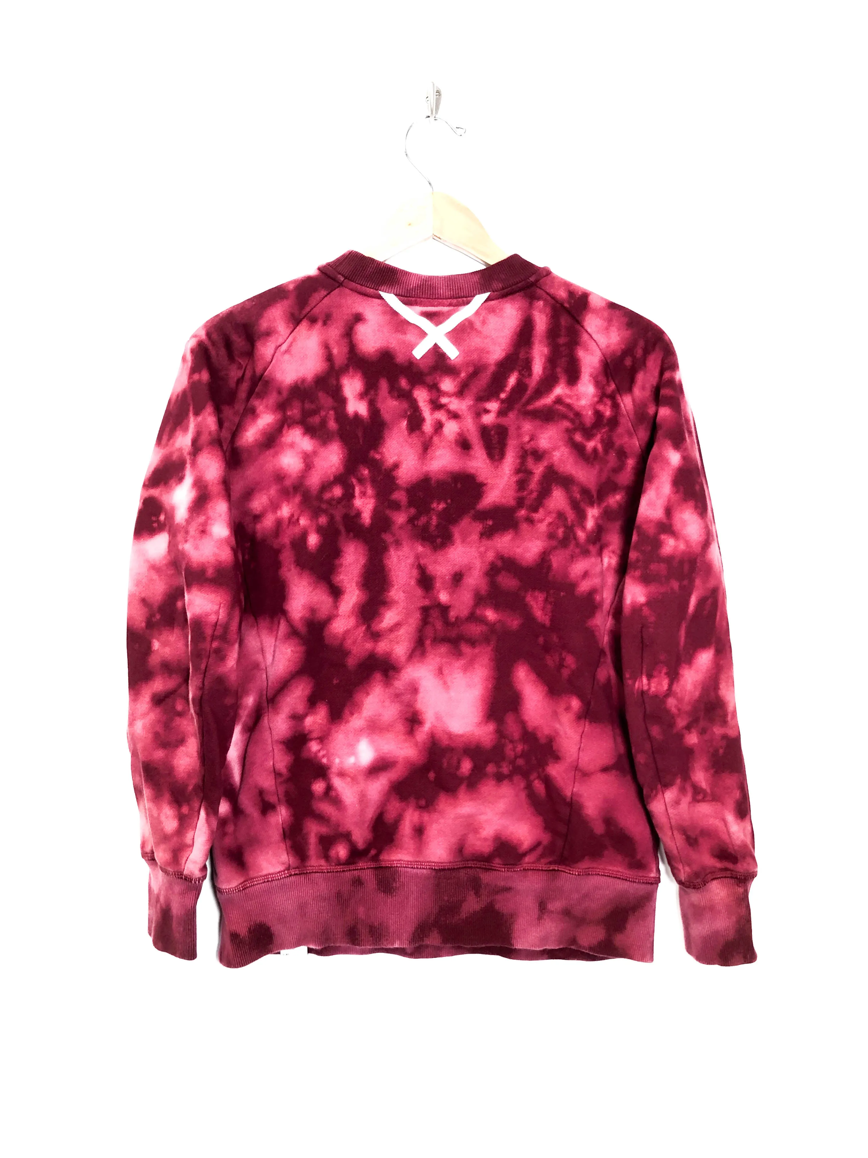 Adidas "Maroon Meltdown" Dyed Crewneck (S)