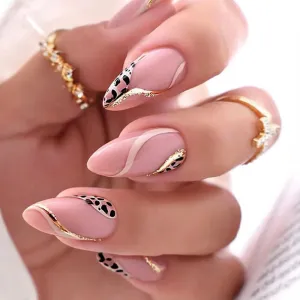 Almond stylish matte pop art