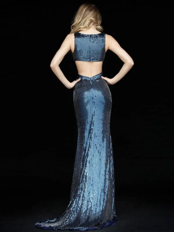 Amazing Customize Evening Dress Mermaid Burgundy V Neck Sequined Sequins Social Party Dresses Pageant Dress