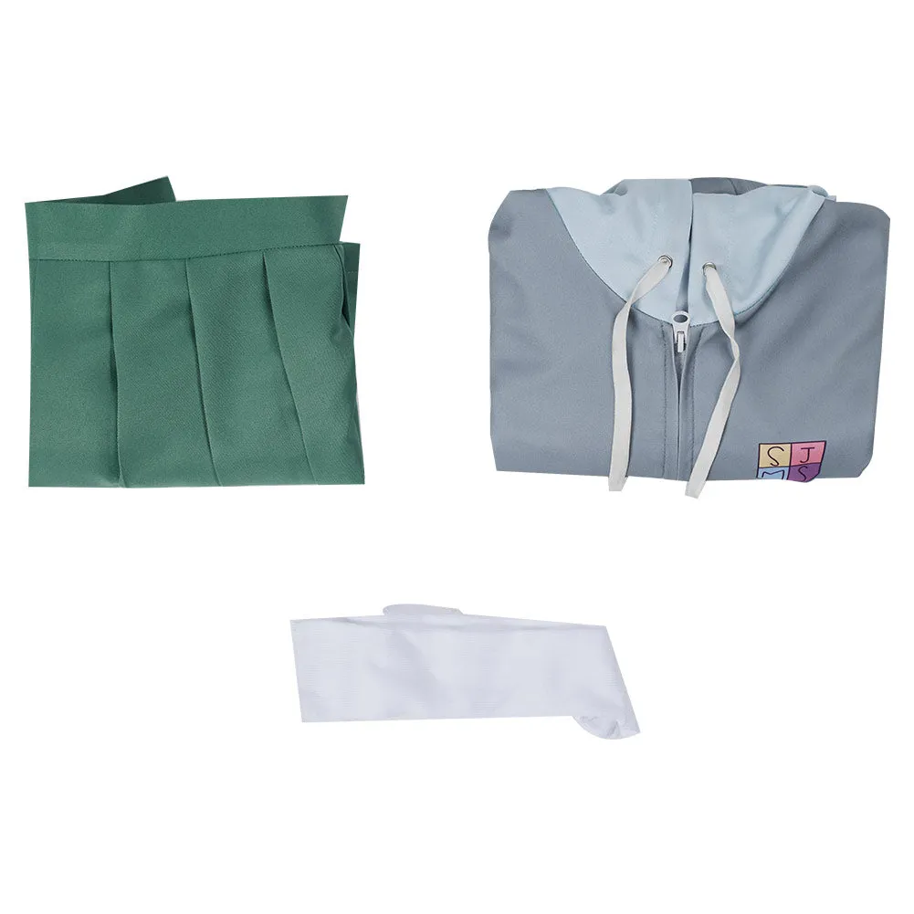 Amphibia Marcy Wu Uniform Dress Outfits Cosplay Costume Halloween Carnival Suit