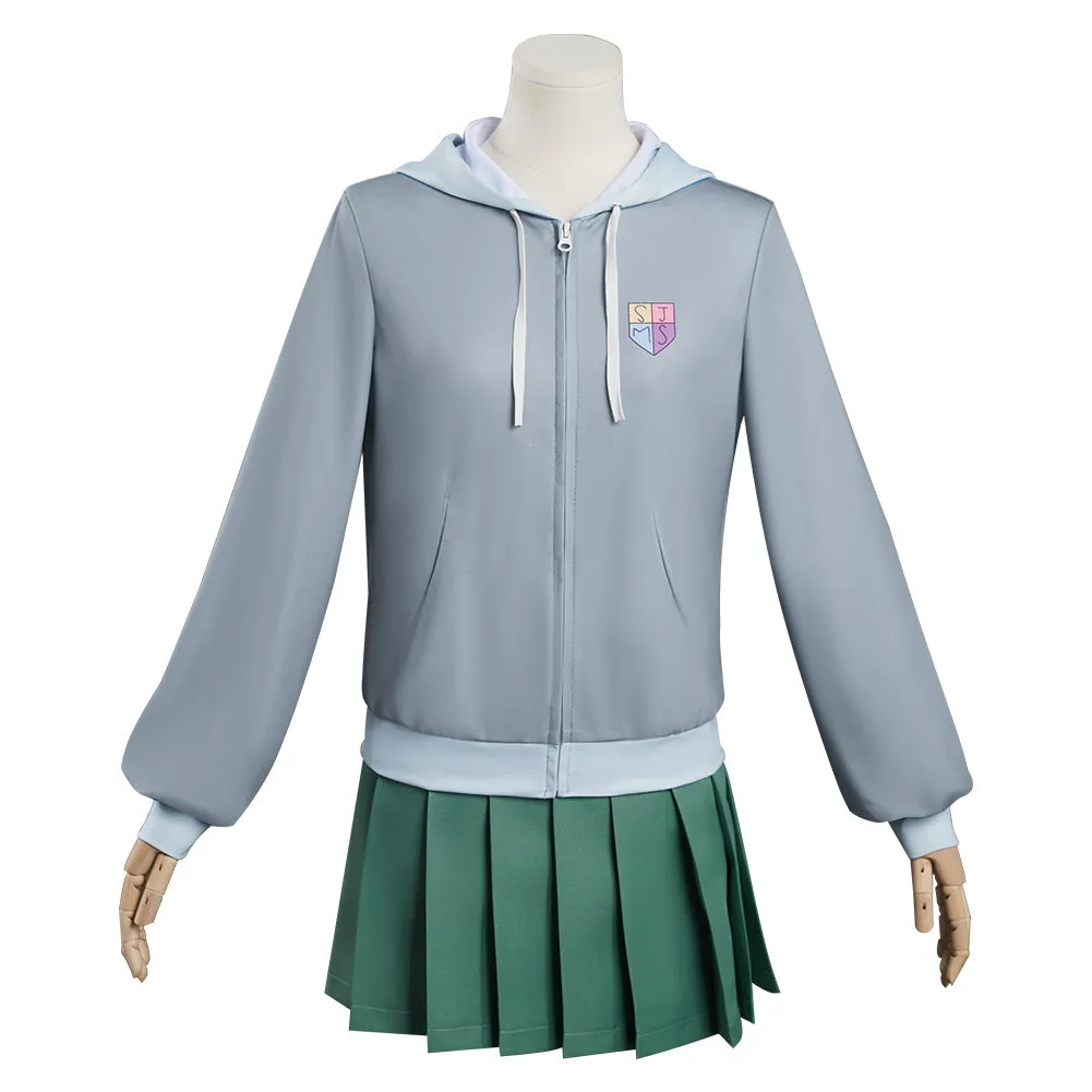 Amphibia Marcy Wu Uniform Dress Outfits Cosplay Costume Halloween Carnival Suit
