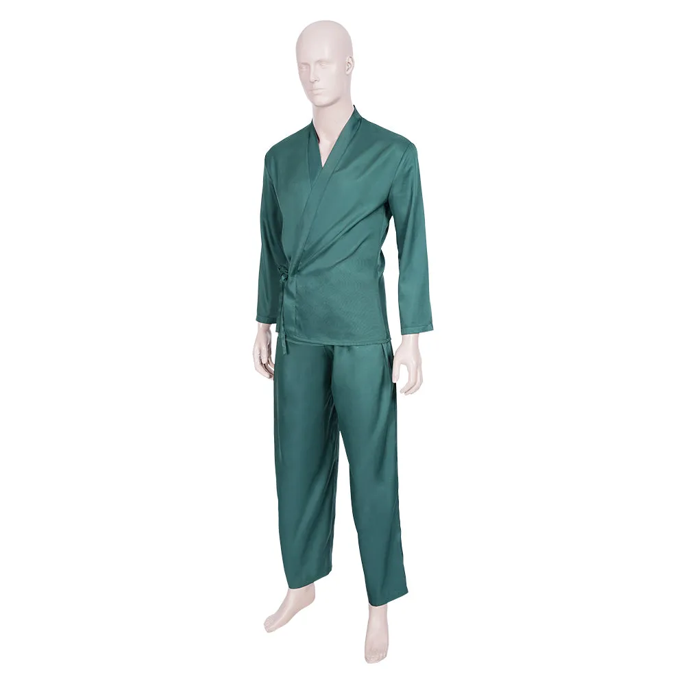Anime Bleach Coat Pants Hat Outfit Urahara Kisuke Halloween Carnival Suit Cosplay Costume