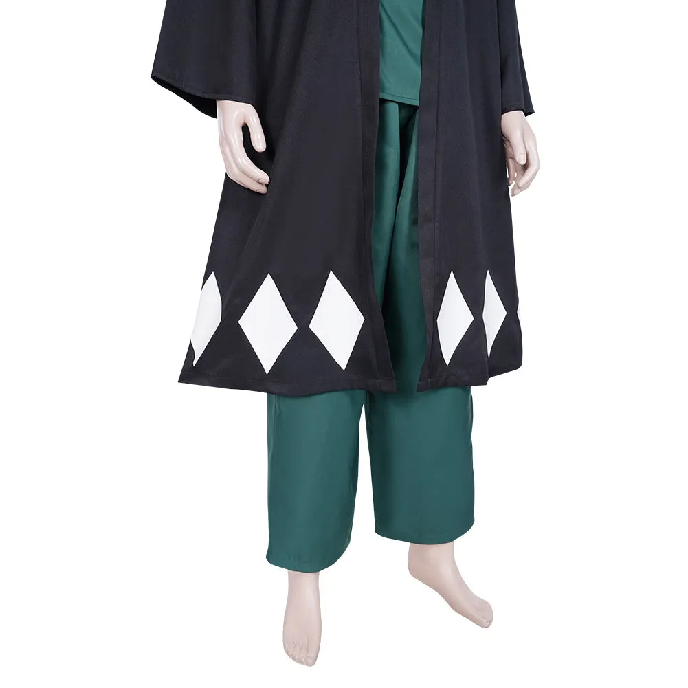 Anime Bleach Coat Pants Hat Outfit Urahara Kisuke Halloween Carnival Suit Cosplay Costume