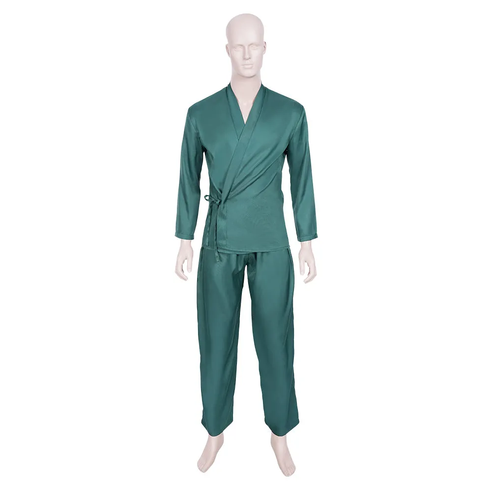 Anime Bleach Coat Pants Hat Outfit Urahara Kisuke Halloween Carnival Suit Cosplay Costume