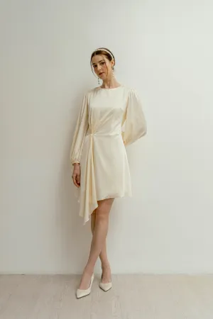 Ann Long Sleeves Mini Dress
