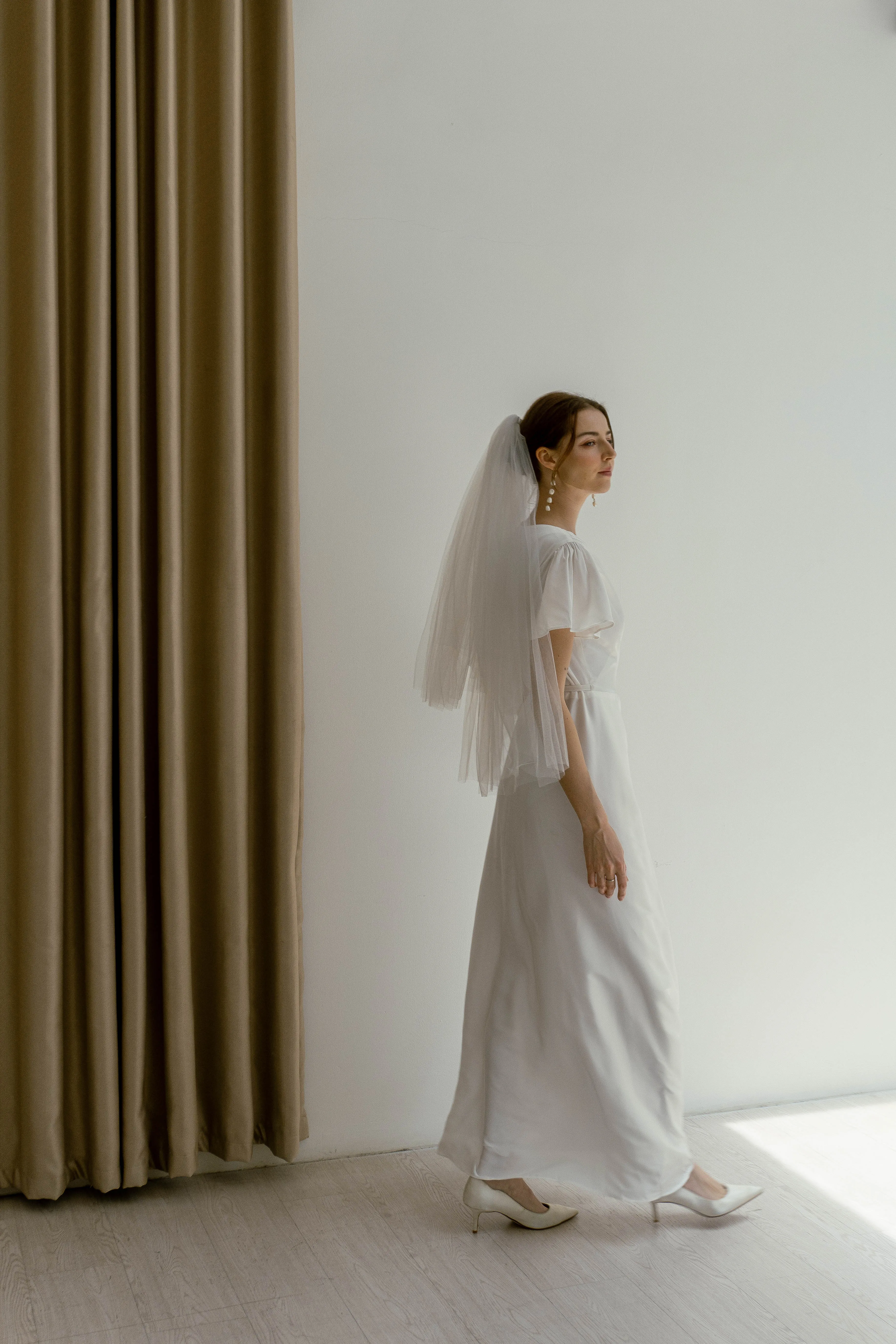 April Floor Length Wrap Dress