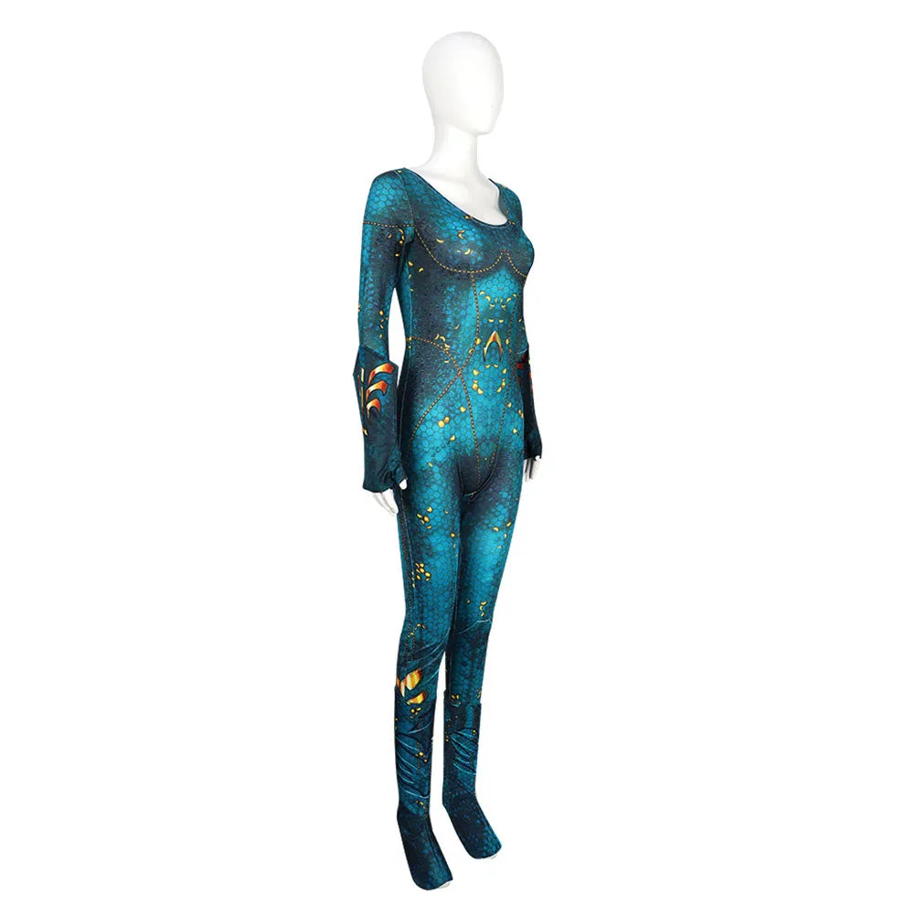 Aquaman Mera Cosplay Costume Outfits Halloween Carnival Suit