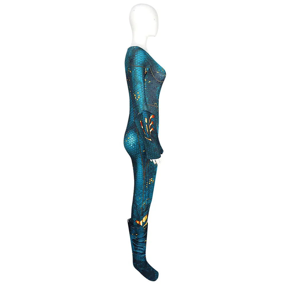 Aquaman Mera Cosplay Costume Outfits Halloween Carnival Suit
