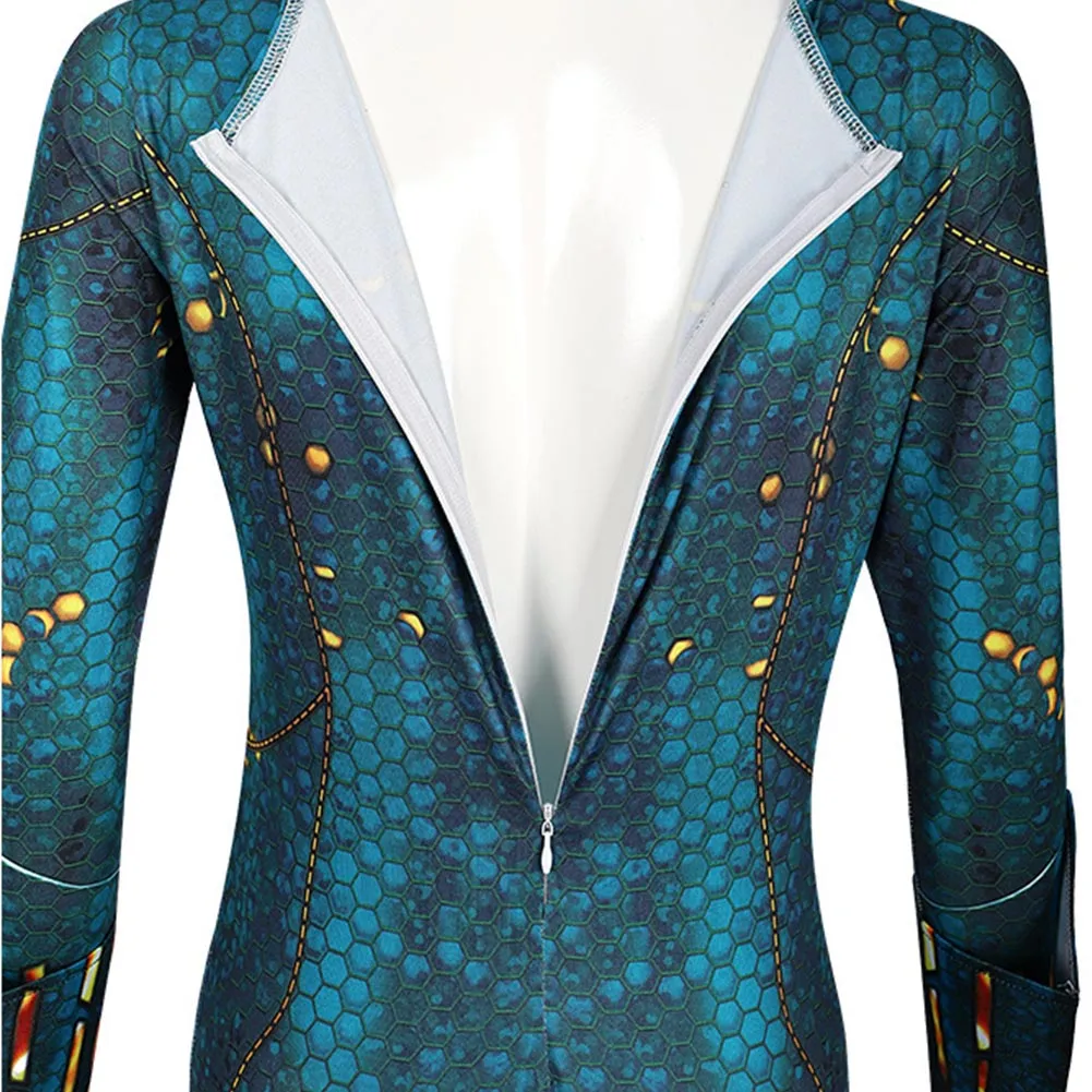Aquaman Mera Cosplay Costume Outfits Halloween Carnival Suit