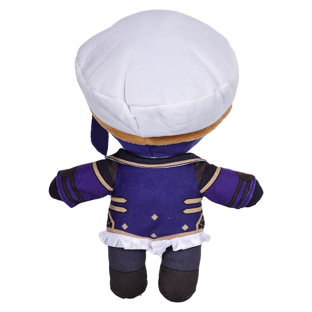 Arcane League of Legends Season 2 Caitlyn Kiramman Cosplay Plush Toys Unisex White Purple Cartoon Soft Stuffed Dolls Mascot Birthday Xmas Gift