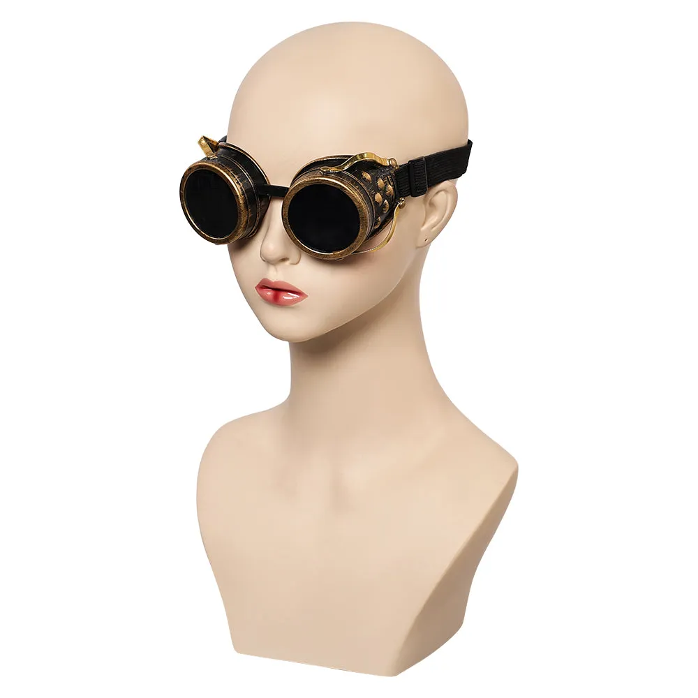 Arcane League of Legends Season 2 jinx League of Legends Unisex Black Glasses Halloween Carnival Accessories