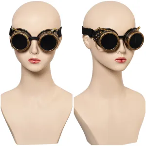 Arcane League of Legends Season 2 jinx League of Legends Unisex Black Glasses Halloween Carnival Accessories