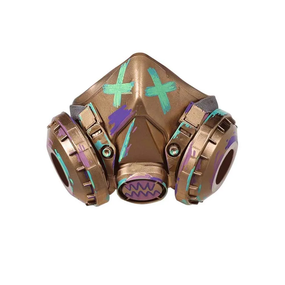 Arcane League of Legends Season 2 Jinx Mask Unisex Brown Mask Halloween Carnival Accessories