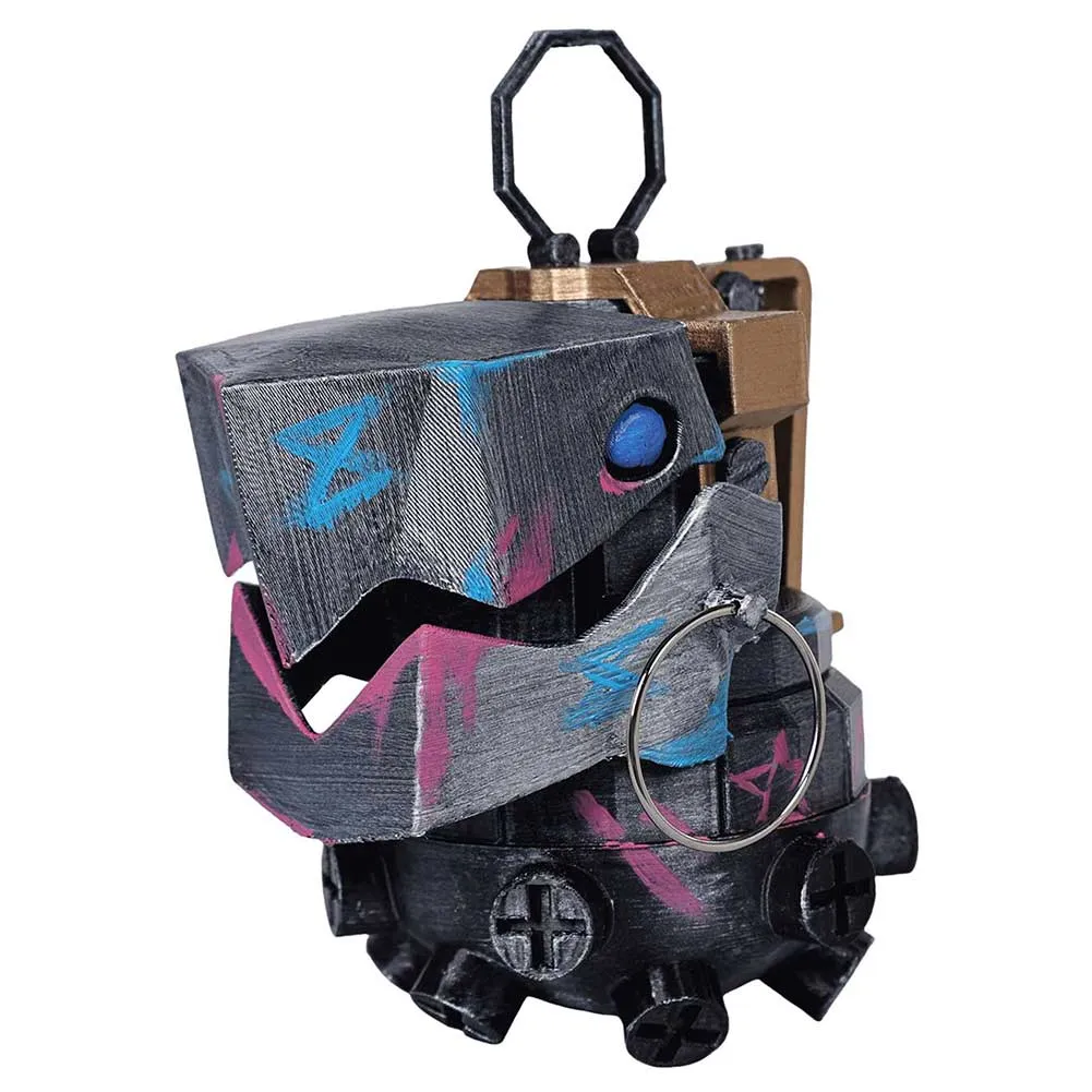 Arcane League of Legends Season 2 Jinx Money Storage Antitank Grenade Grey Prop Halloween Carnival Accessories