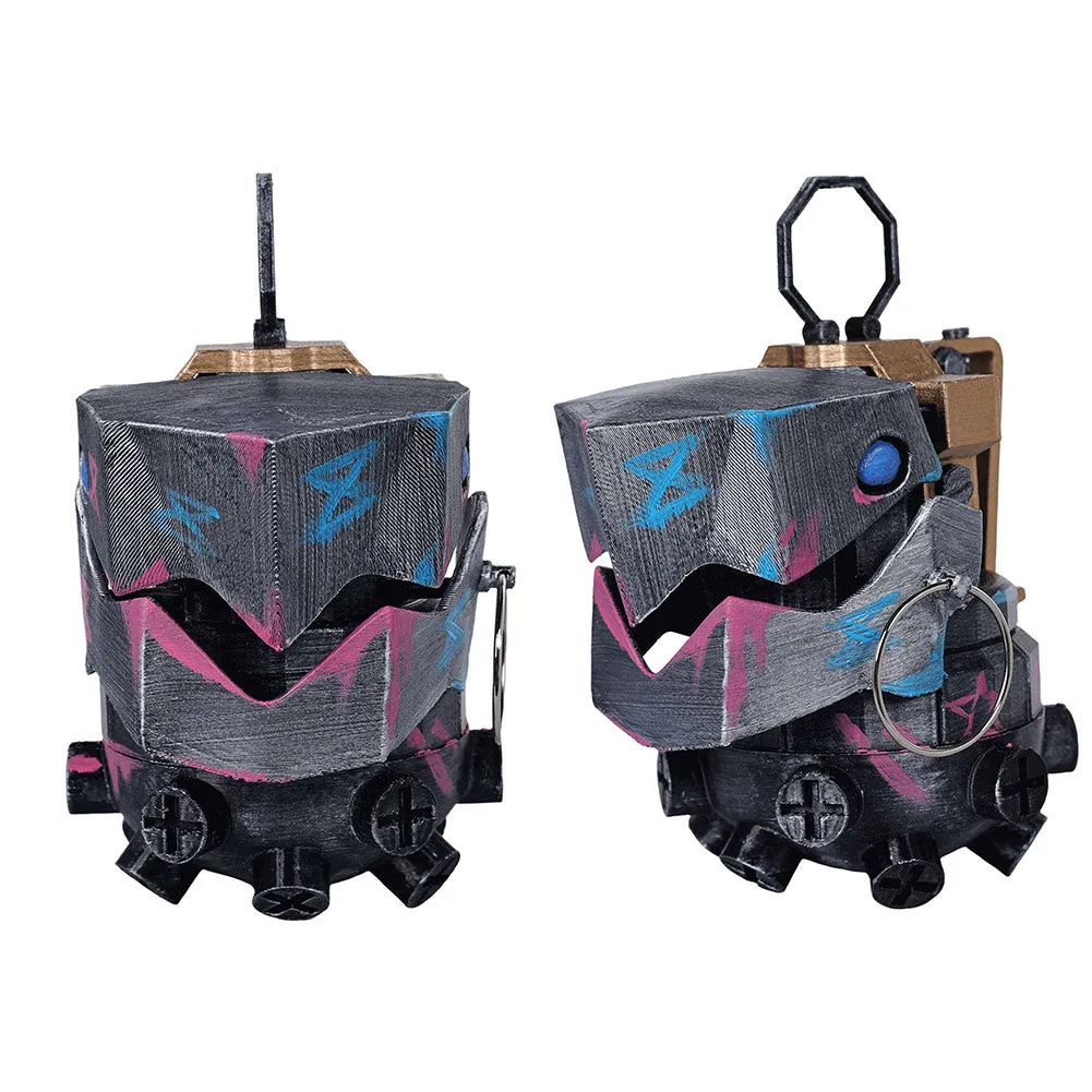 Arcane League of Legends Season 2 Jinx Money Storage Antitank Grenade Grey Prop Halloween Carnival Accessories