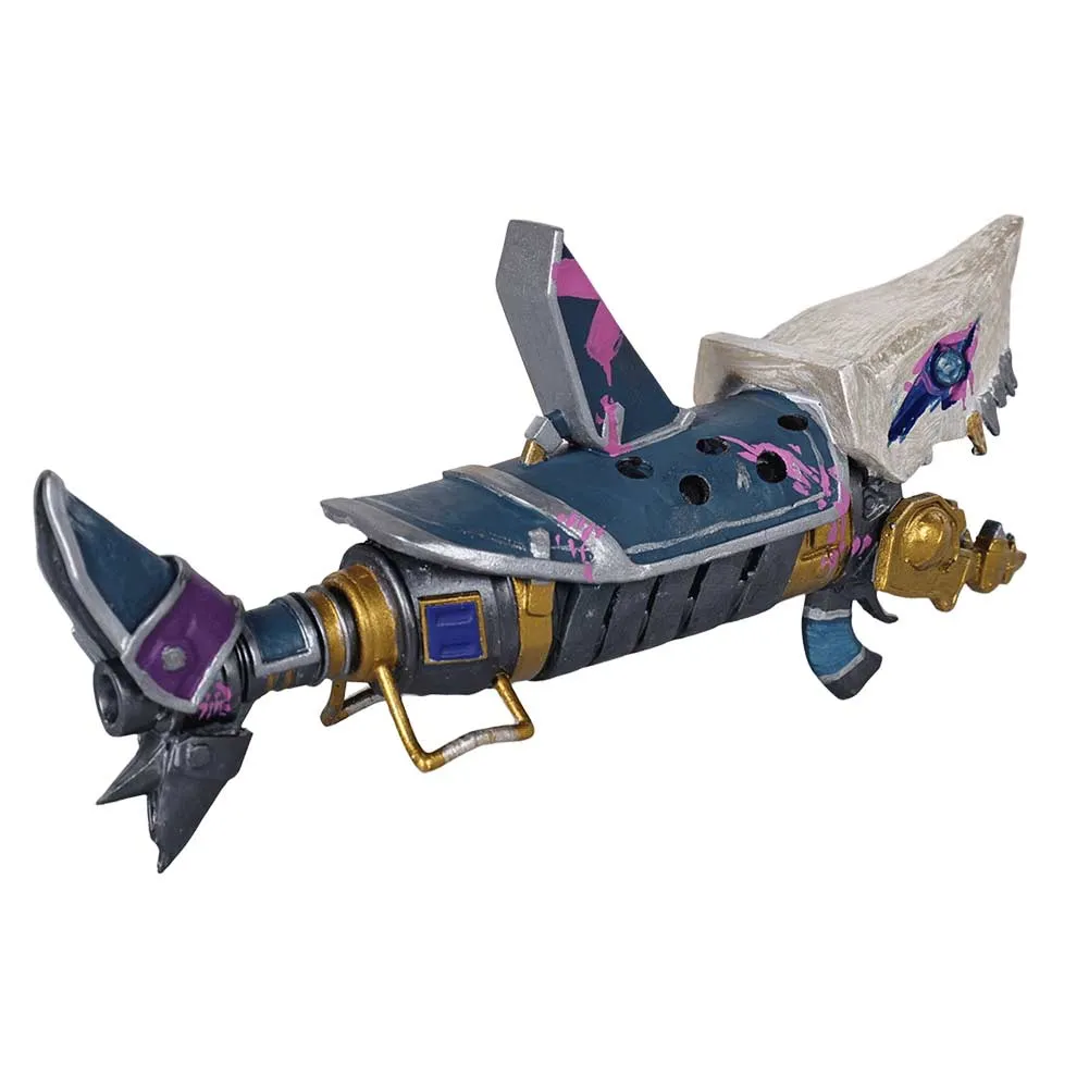 Arcane League of Legends Season 2 Jinx Shark Ornament Unsiex Blue Ornament Halloween Carnival Accessories