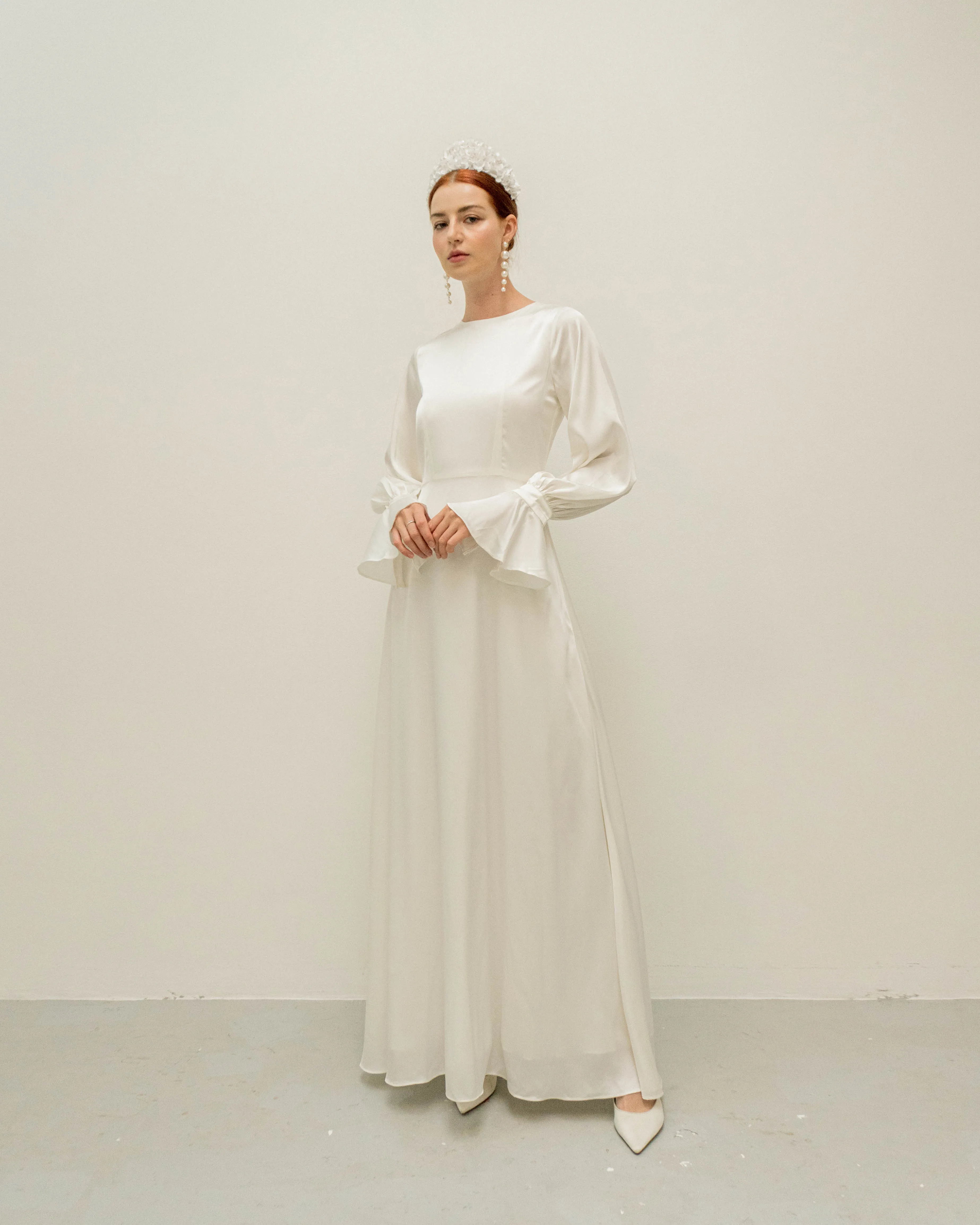 Aspen Long Sleeves Floor Length Dress