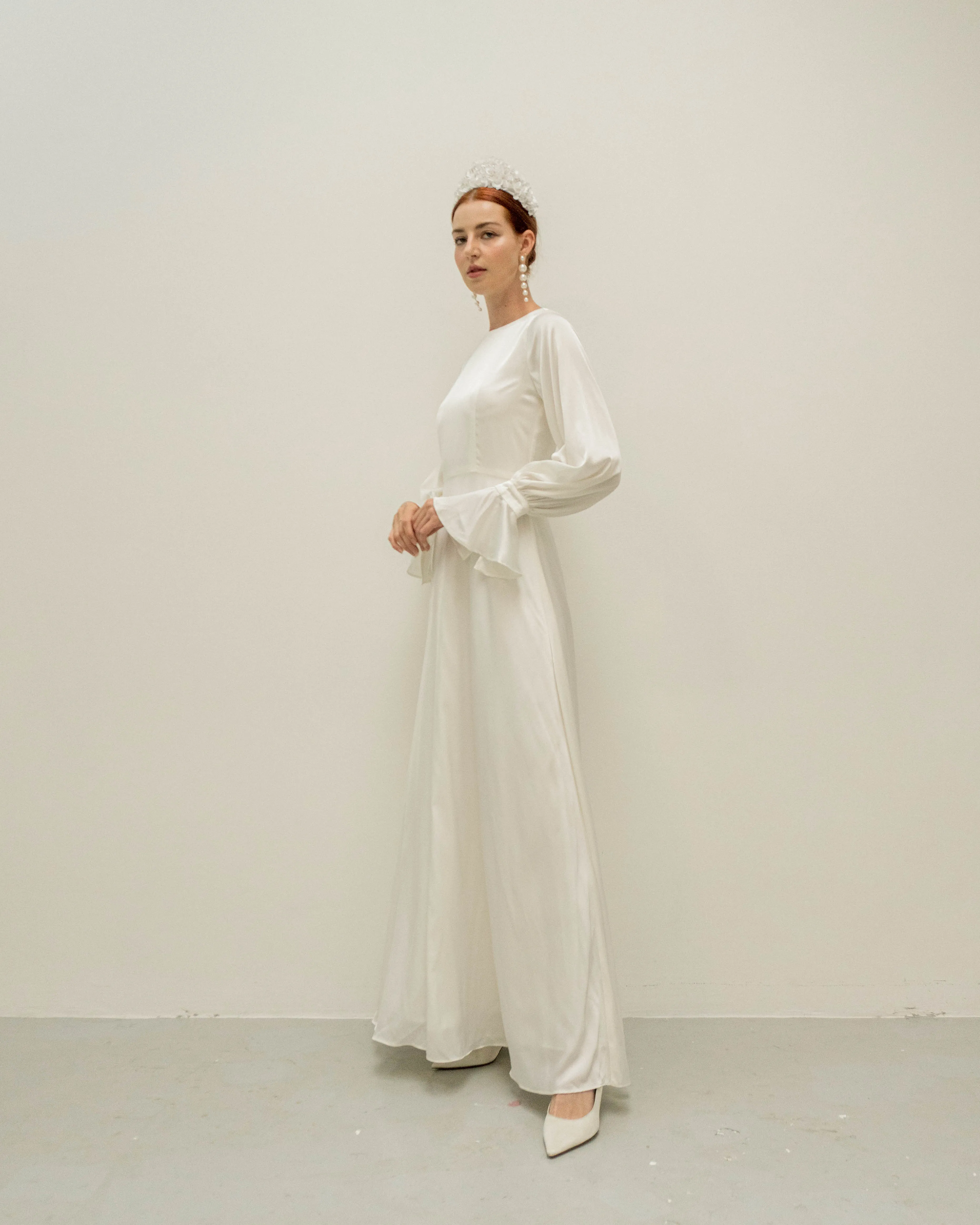 Aspen Long Sleeves Floor Length Dress