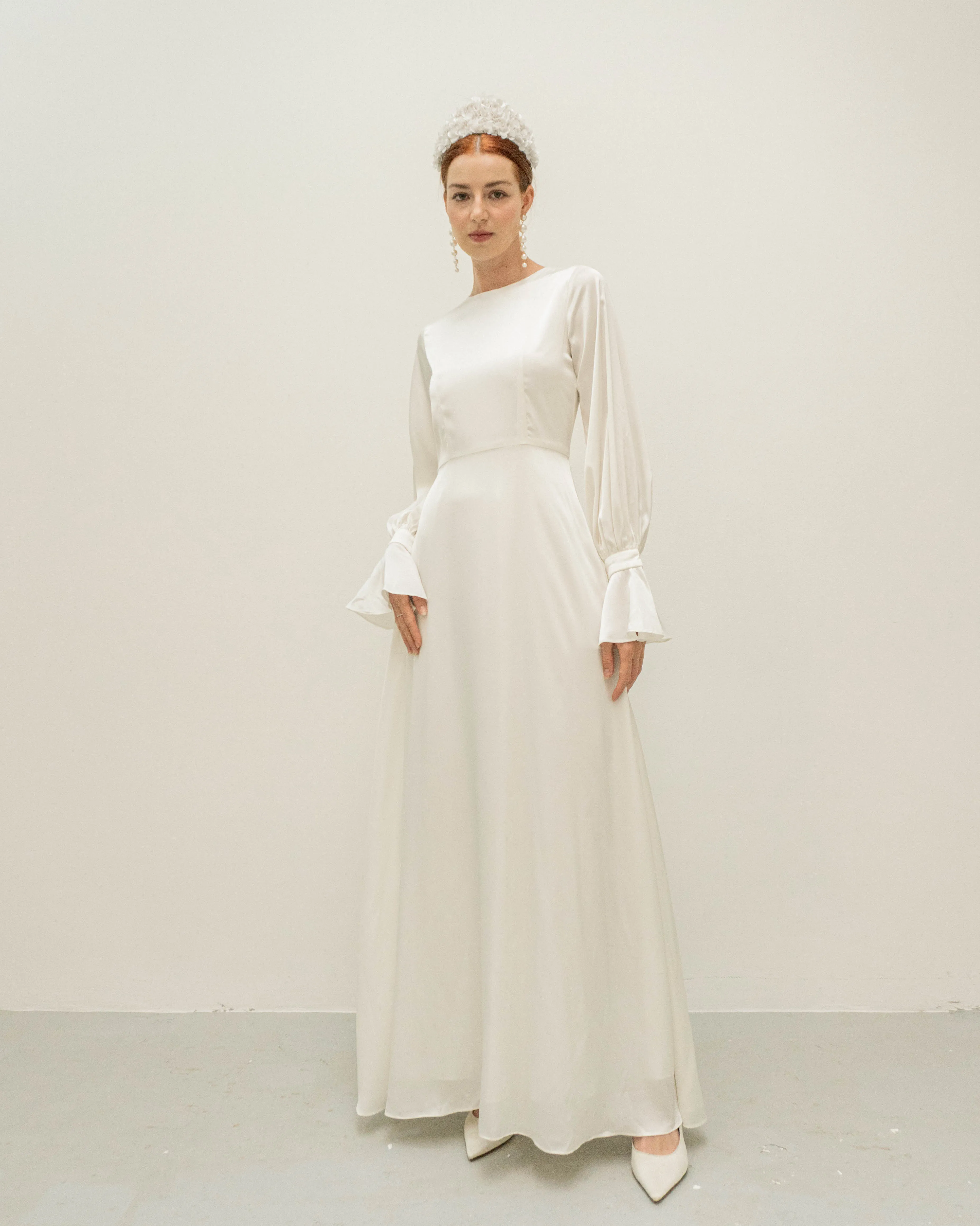 Aspen Long Sleeves Floor Length Dress