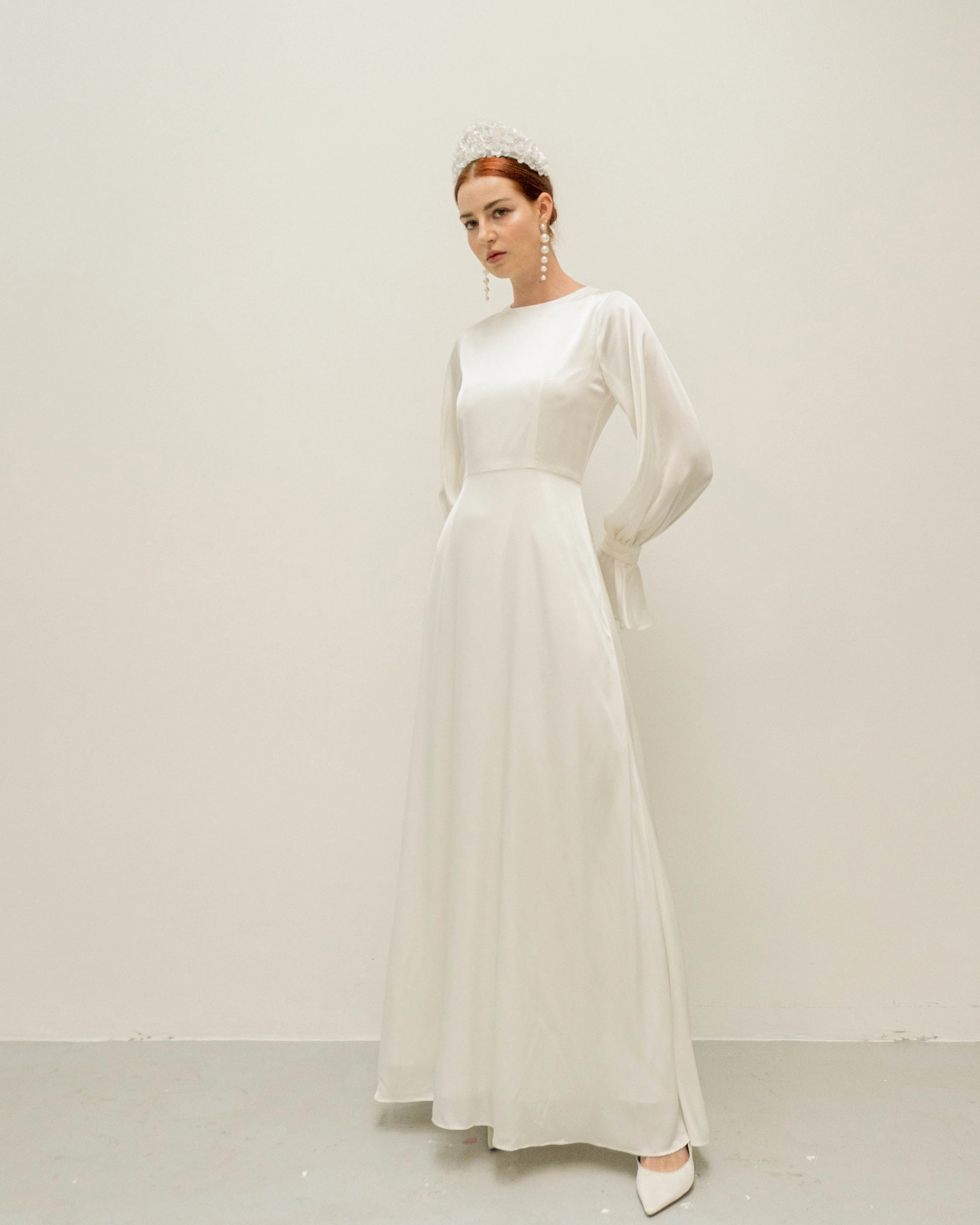 Aspen Long Sleeves Floor Length Dress
