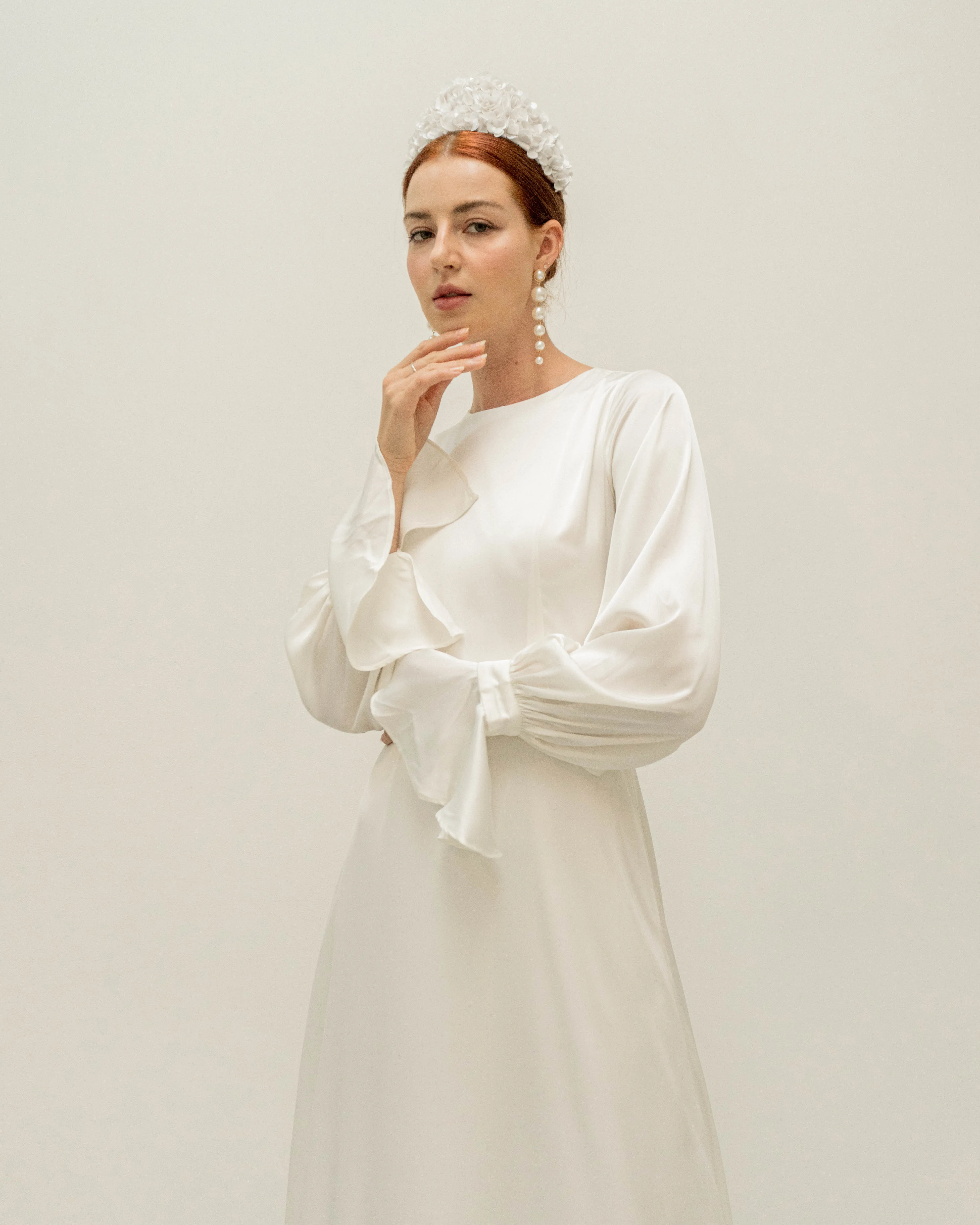 Aspen Long Sleeves Floor Length Dress