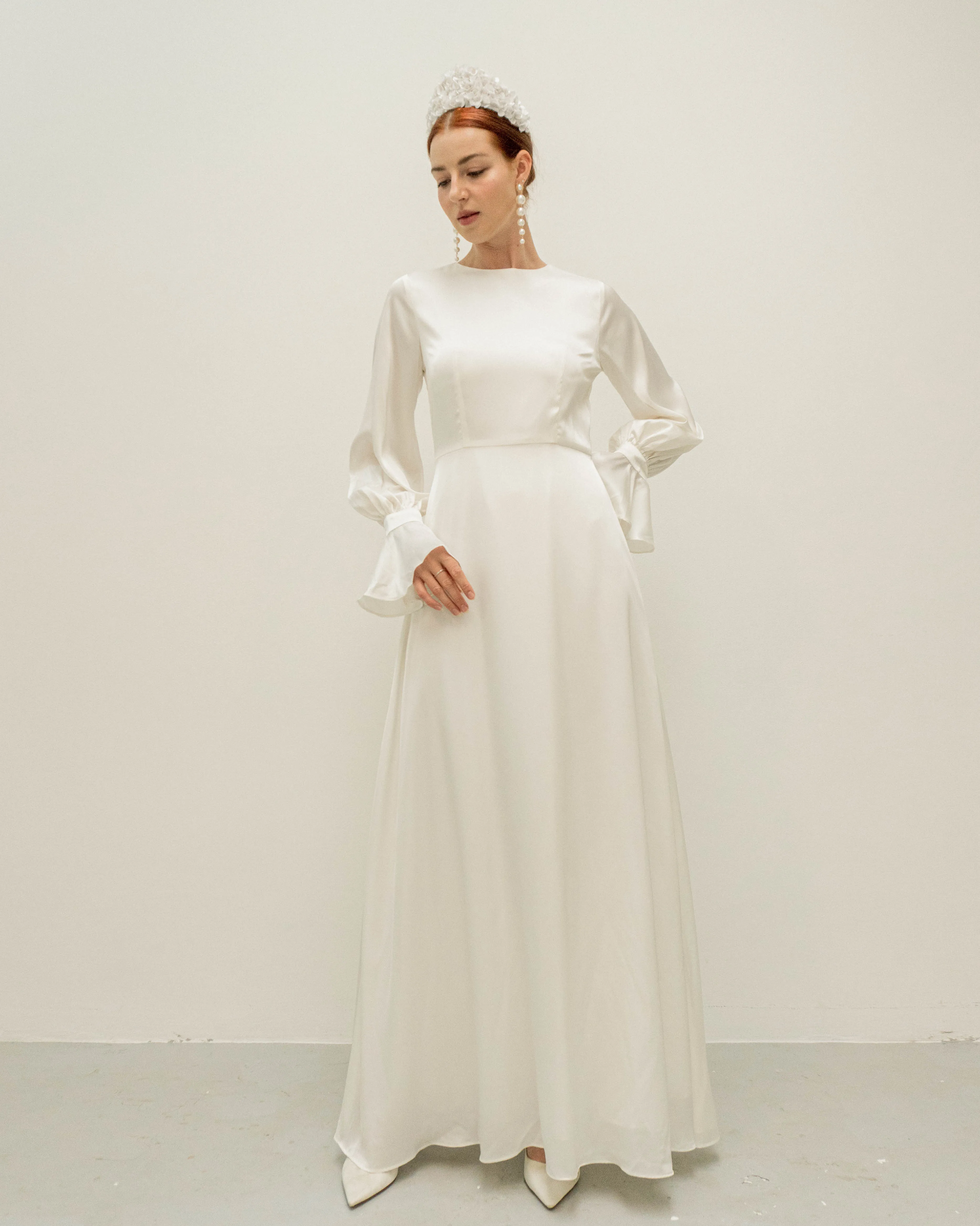 Aspen Long Sleeves Floor Length Dress
