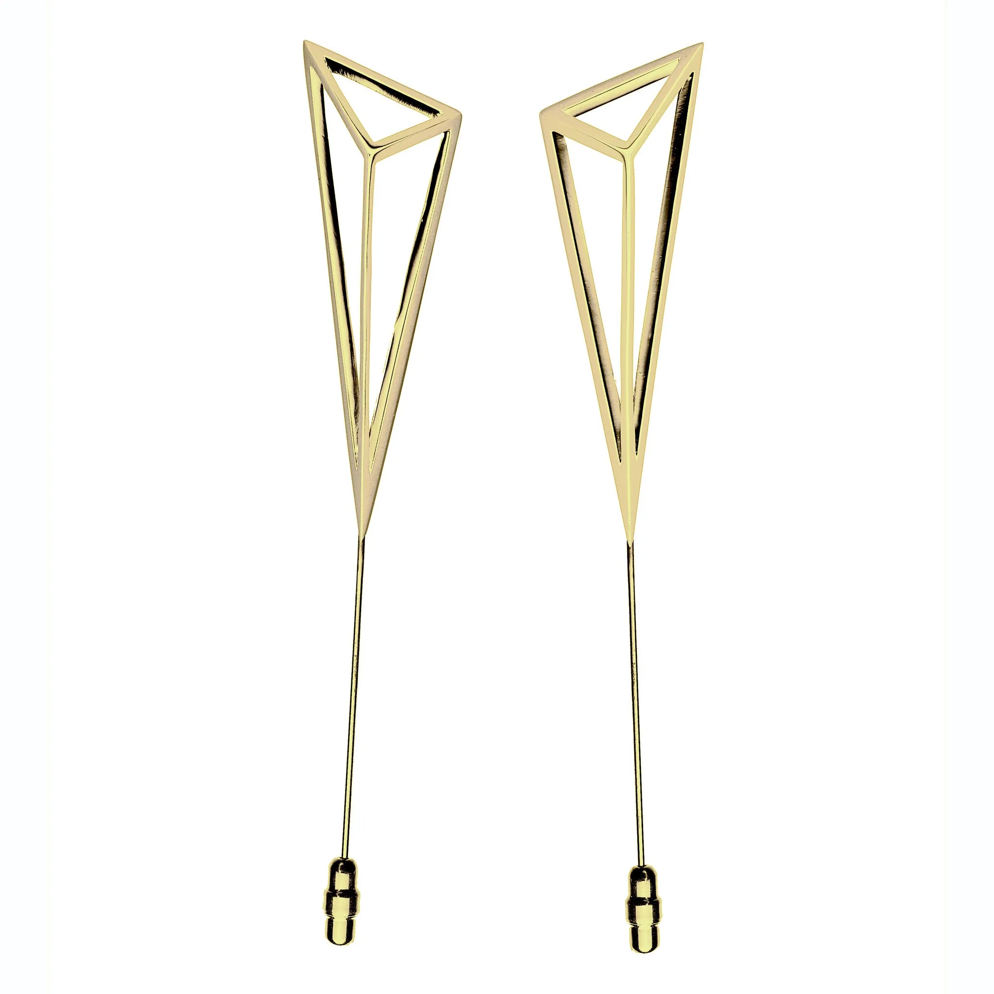 Asymmetric Oversized Lapel Pins