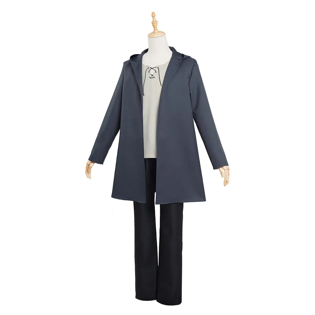 Attack On Titan The Final Season Eren Jaeger Outfits Cosplay Costume Halloween Carnival Suit