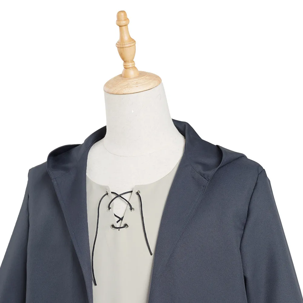 Attack On Titan The Final Season Eren Jaeger Outfits Cosplay Costume Halloween Carnival Suit